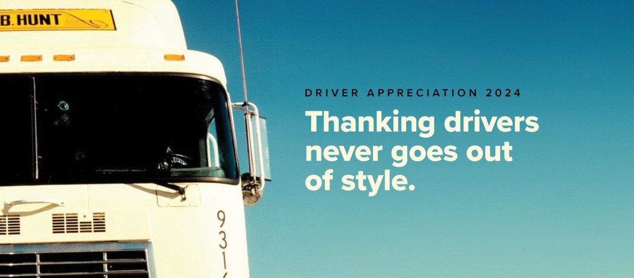Thanking drivers never goes out of style.