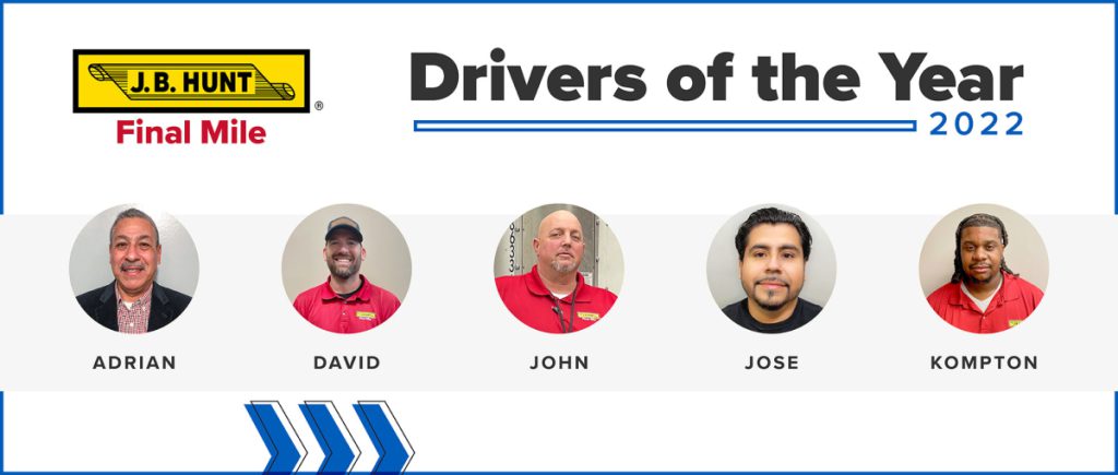 FMS drivers of the year: Adrian, David, John, Jose, Kompton.